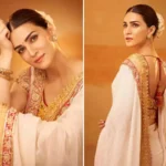 Actor Kriti Sanon Wore 24-Carat Gold Vintage Saree